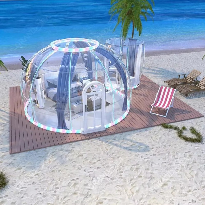 屋外グランピングハウス カスタマイズ可能な星空ルーム ドーム - Outdoor Camping Venues のレビューと価格