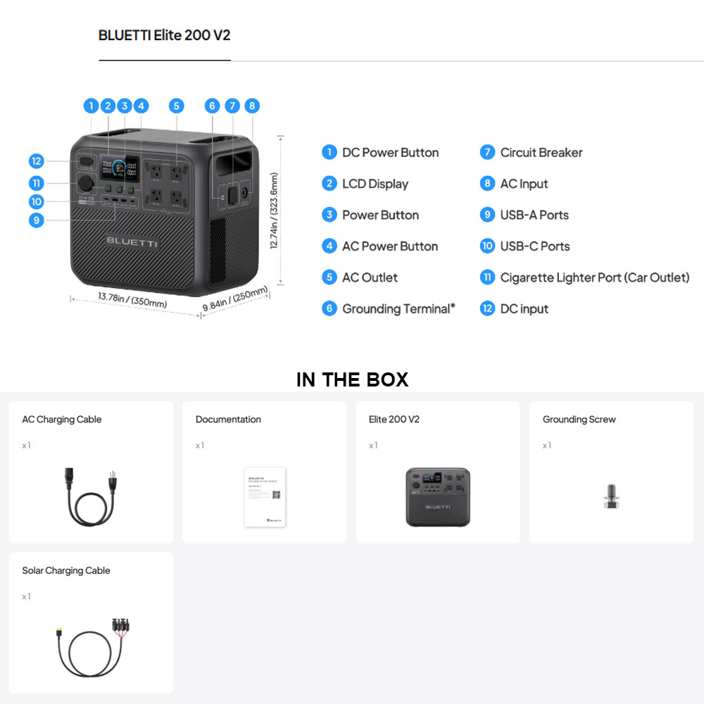 【リニューアル】BLUETTI Elite 200 V2 ポ - Outdoor Camping Oven のレビューと価格