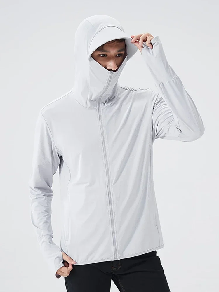 夏 UPF 50 + UV 日焼け防止スキンコート男性超軽量 - Outdoor Camping Jacket のレビューと価格