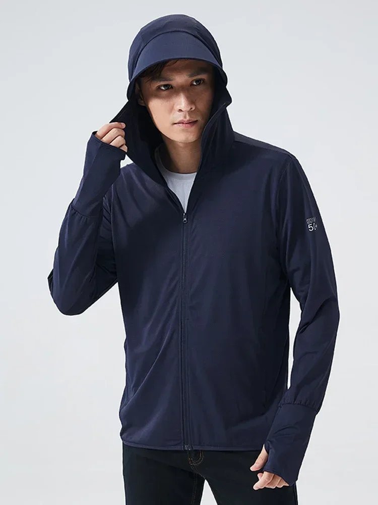 夏 UPF 50 + UV 日焼け防止スキンコート男性超軽量 - Outdoor Camping Jacket のレビューと価格
