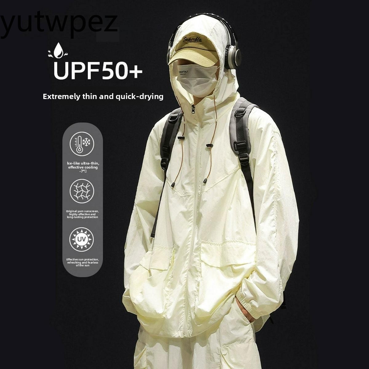 アウトドアハイキング釣りUPF50+日焼け止めジャケット抗U - Outdoor Camping Jacket のレビューと価格