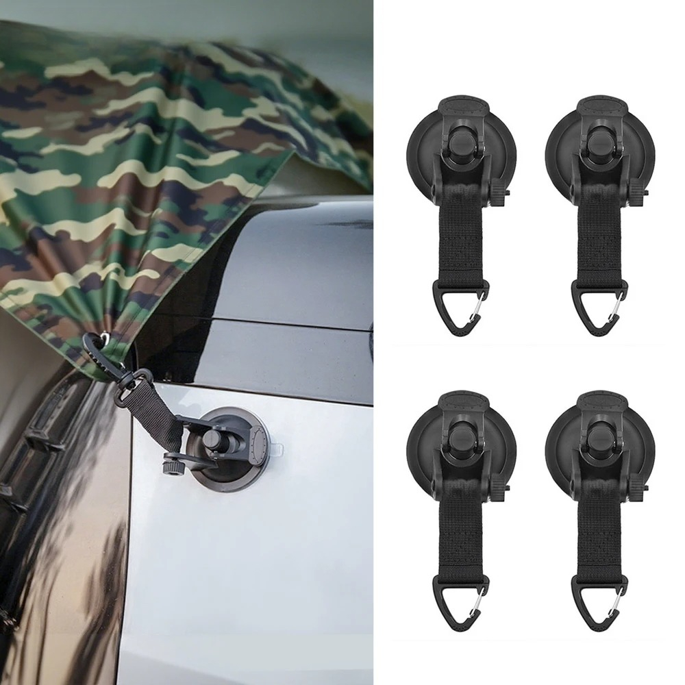 2/4個入り 車用テント吸盤バックル サイドオーニングアンカ - Outdoor Camping Van Tent のレビューと価格