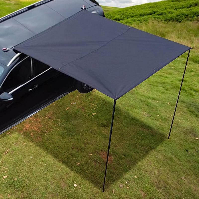 車用オーニング ルーフラック サンシェード 車用サイドタープ - Waterproof Tarp Shelter のレビューと価格