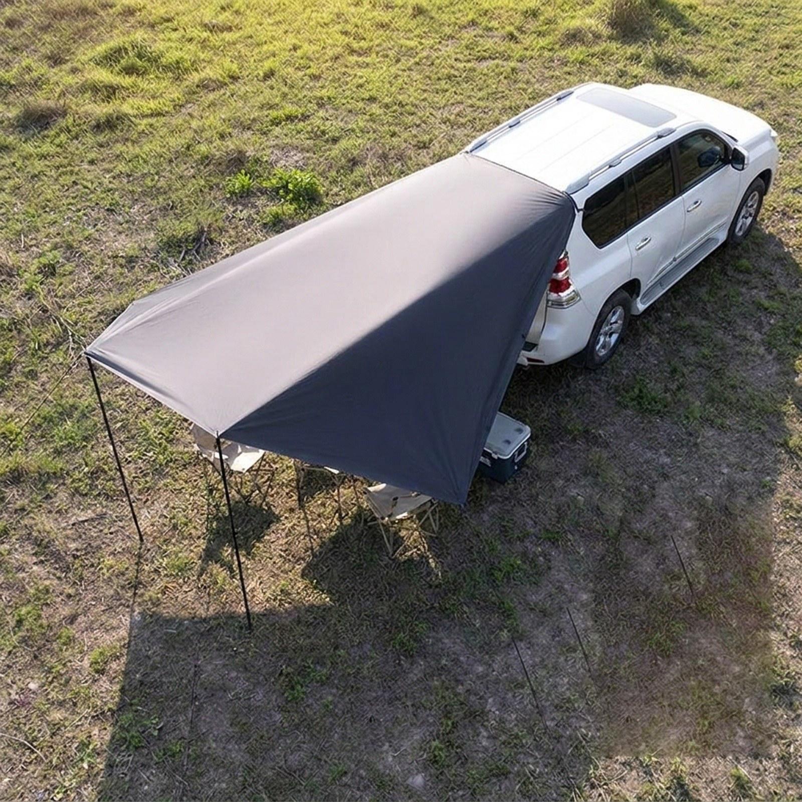 車用キャンプオーニング、日よけ、屋外ポリエステル製キャノピー - Outdoor Camping Van Tent のレビューと価格