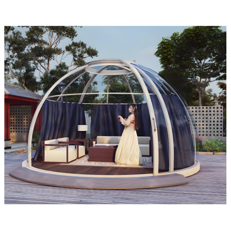 透明な膨張式星空観察ルームテント、パウダーコーティングされた - Outdoor Camping Venues のレビューと価格