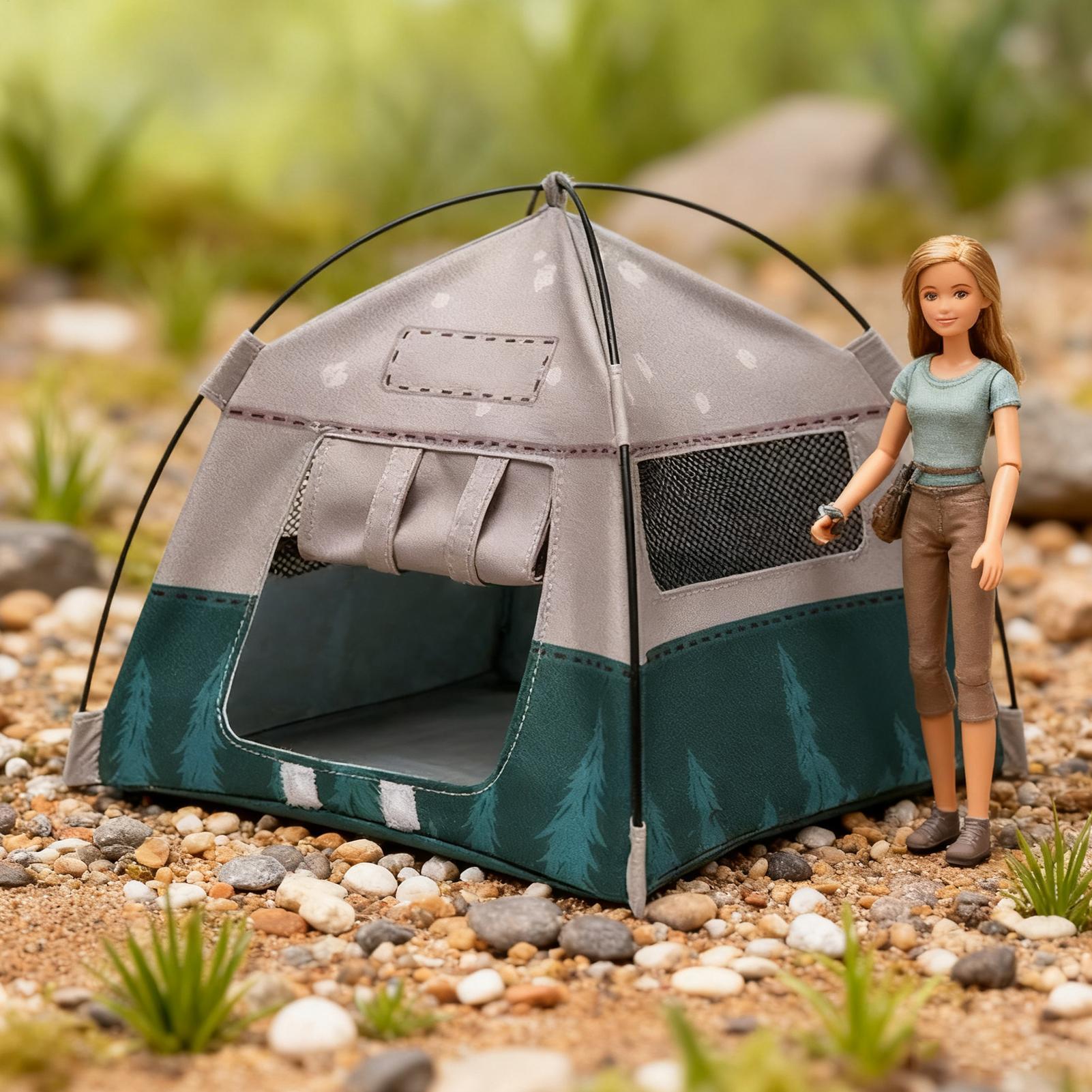 ミニテント 1:12 スケール ミニチュア キャンプテント  - Outdoor Camping Usa のレビューと価格