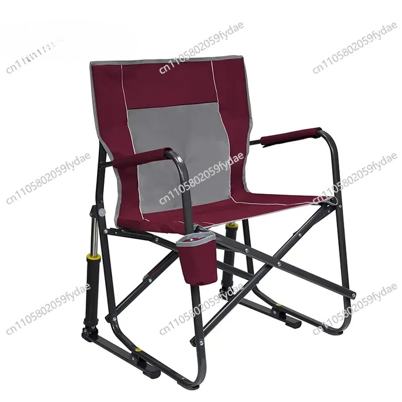 カスタムアルミ製特大折りたたみ式大人用屋外キャンプ用ロッキン - Outdoor Camping Rocking Chair のレビューと価格