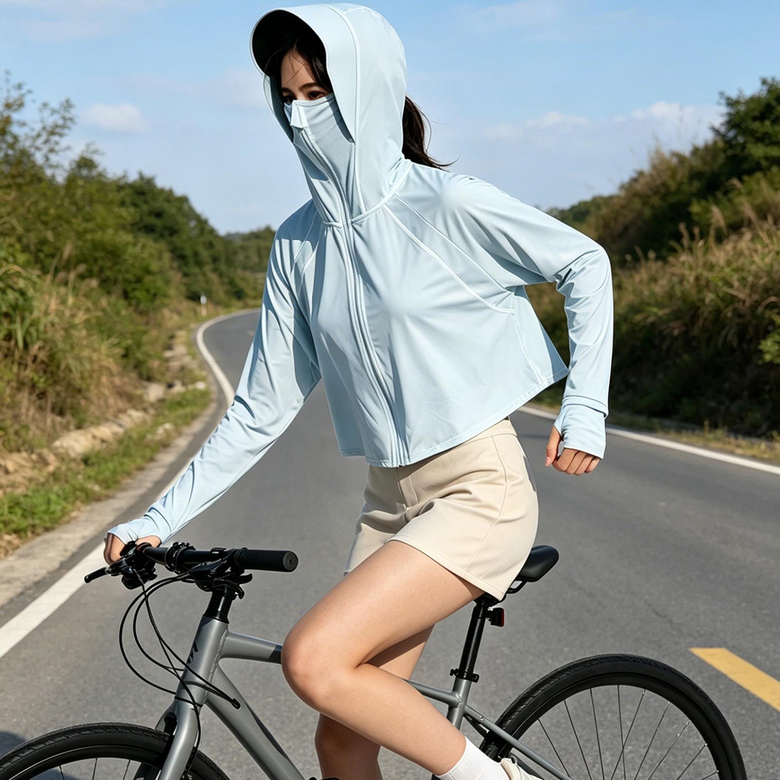 日焼け止めジャケット冷却長袖軽量シャツ日焼け止めジャケット屋 - Outdoor Camping Jacket のレビューと価格